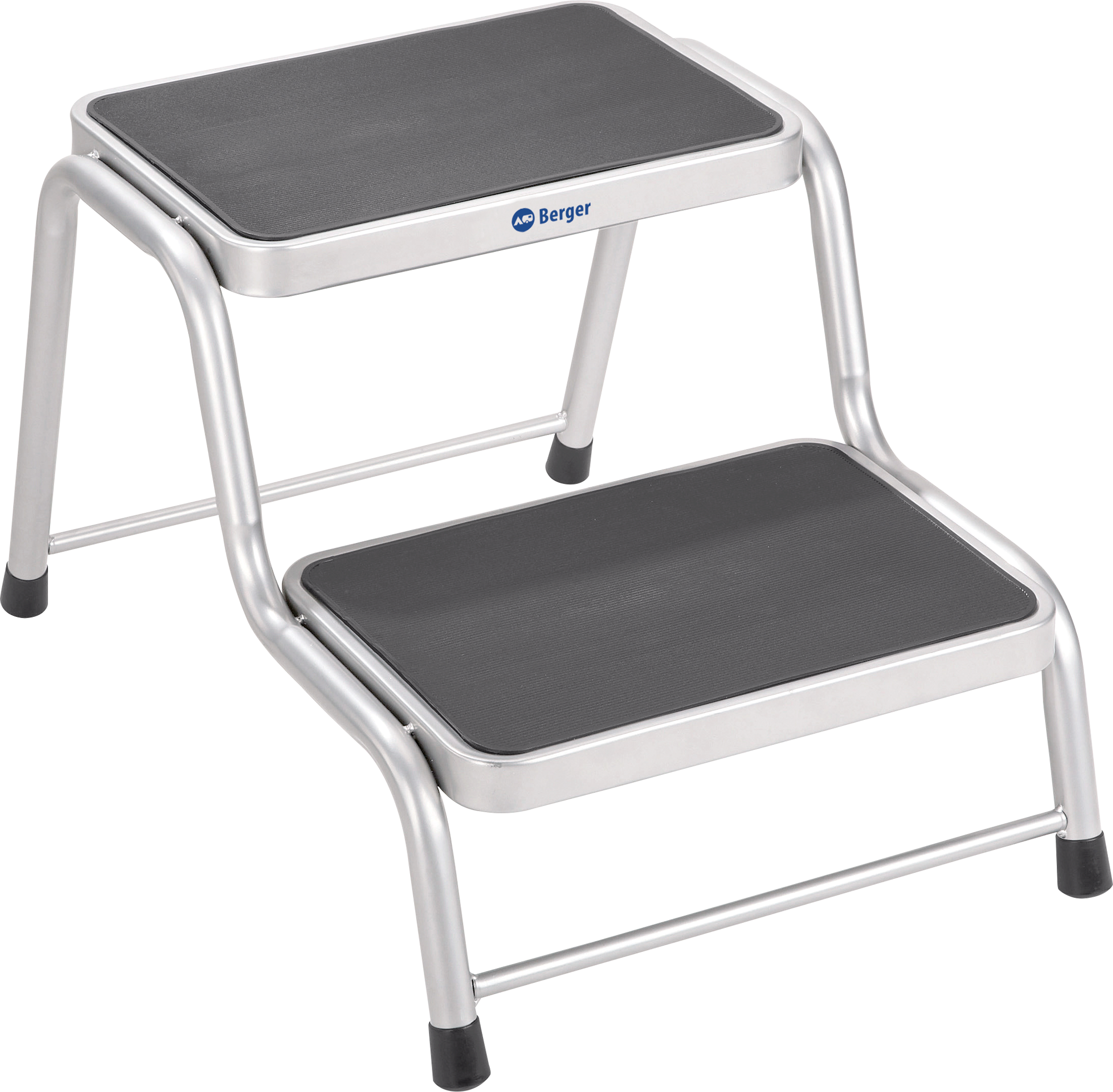 Berger Doppeltrittstufe aus Stahl (Höhe 38 cm)