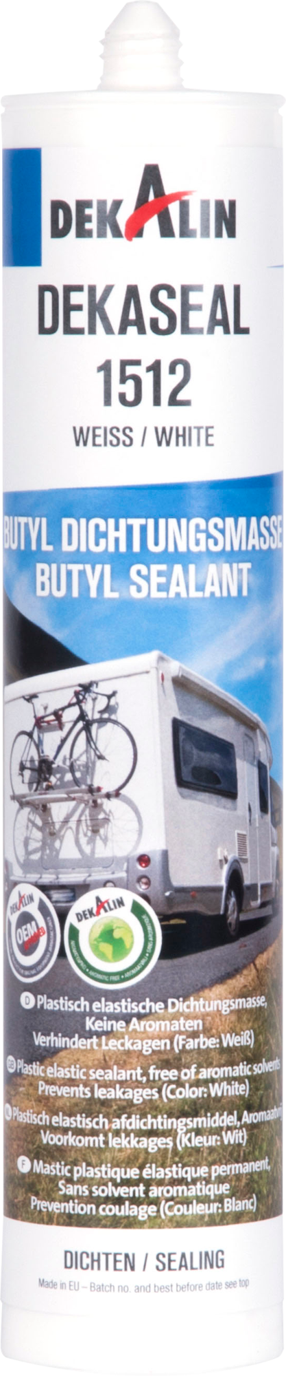 Dekalin Dekaseal 1512 Butyl Dichtungsmasse 310 ml weiss