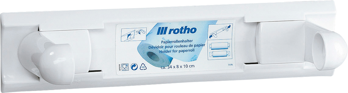 Rotho Küchenrollenhalter mit verstellbarer