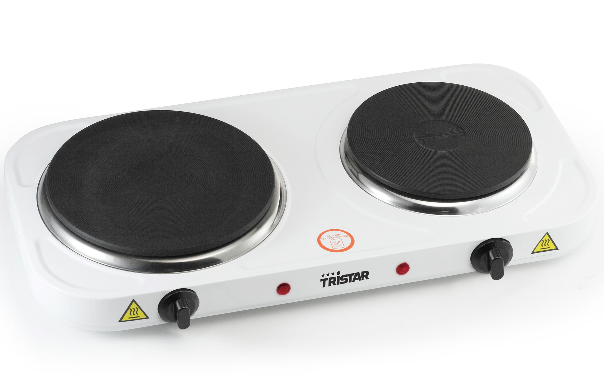 Tristar Doppelkochplatte weiß 2500 W Elektrokocher Campingkocher Kochen B-Ware