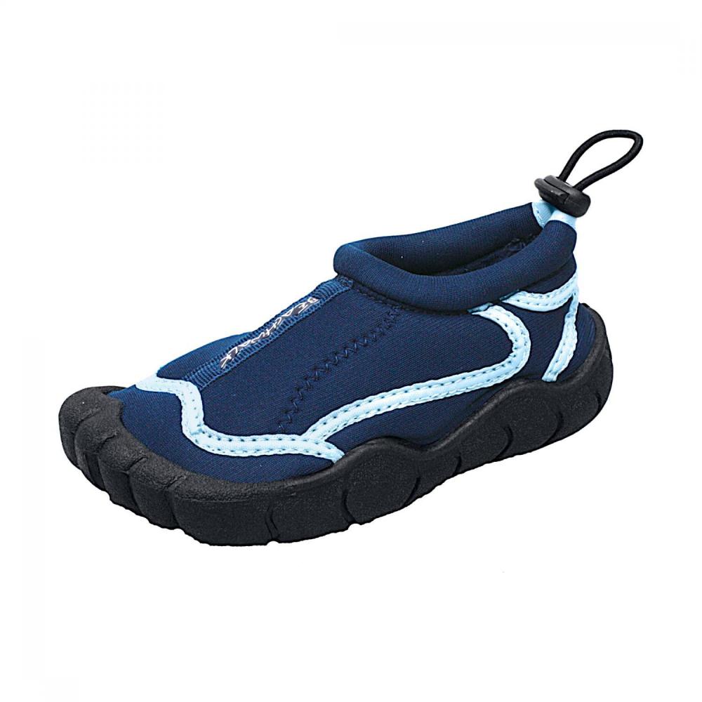Kinder-Neopren-Strandschuh blau 28 - Kinderschuhe von Bockstiegel