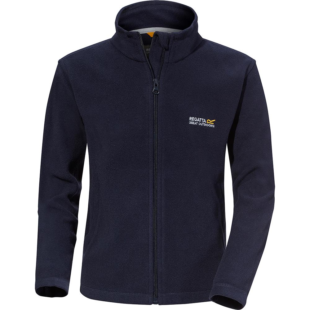 Regatta King II Kinder Fleecejacke  dunkelblau 152 - Kinderjacken