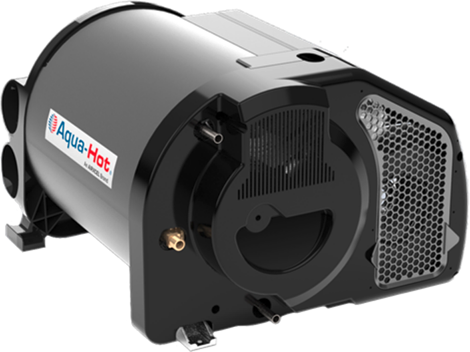Aqua Hot Umluftheizsystem GEN1 LPG mit 10 Liter Wassererhitzer 6 kW + Einbaukit für Umluftheizsystem GEN1