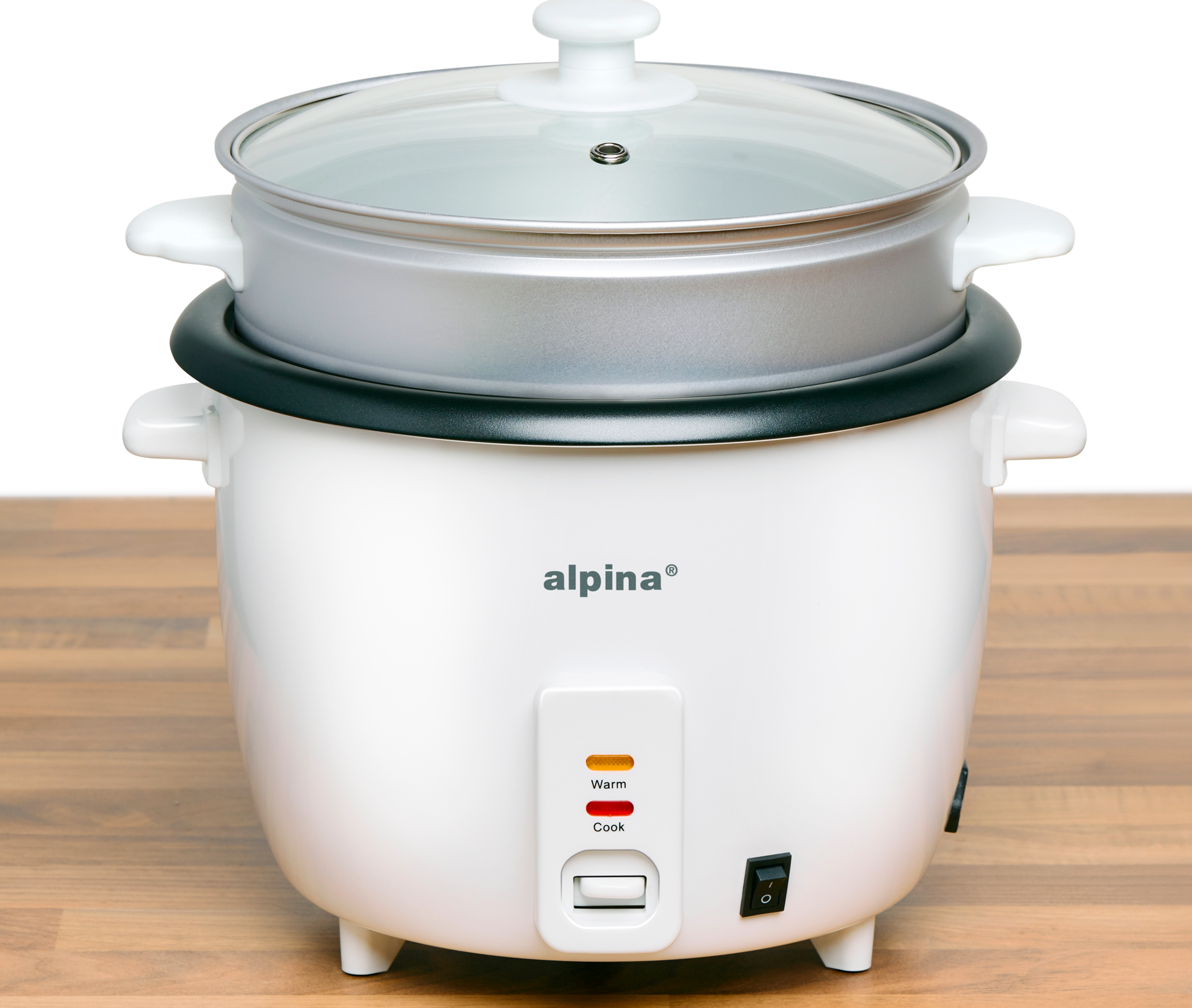 Alpina Reiskocher 1,8 Liter 700 W mit Dampfkorb - Kochgeräte & sonstiges