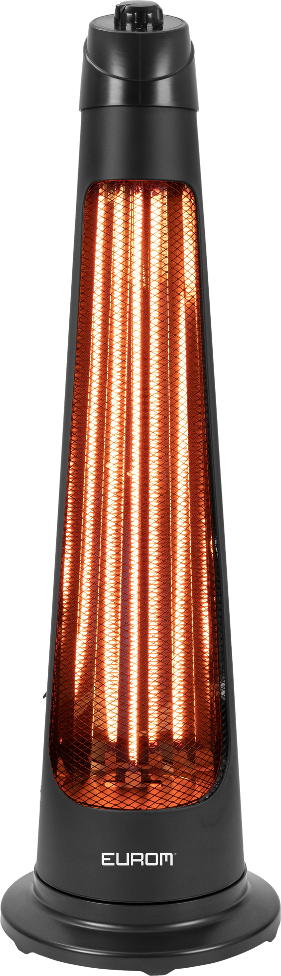 Eurom Q-Tower 1200 Elektrische Heizung 1200 Watt - Heizstrahler