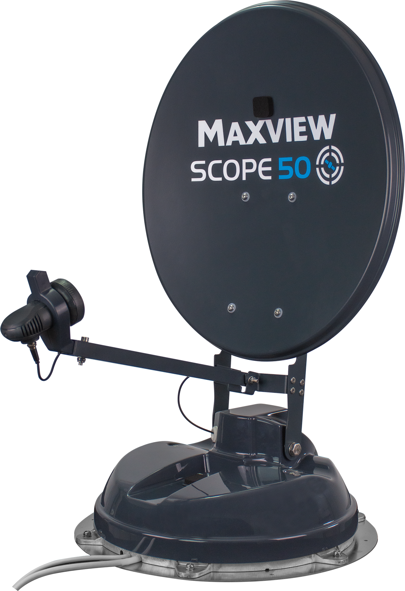 Maxview Scope 50 Vollautomatische Sat-Antenne für Campervans und Wohnwägen Single-LNB / Skew