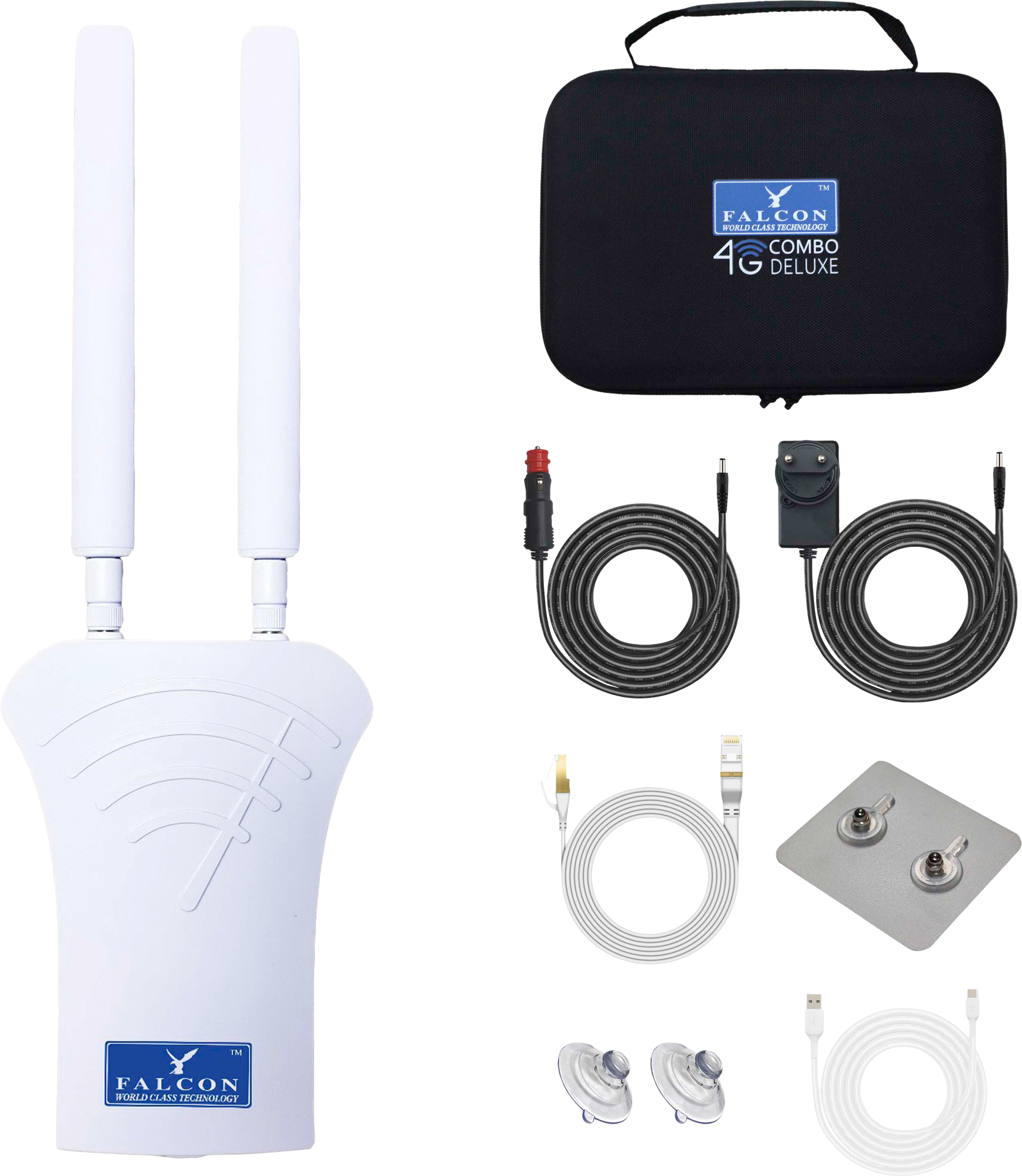 Falcon 4G Combo Deluxe V3 LTE Outdoor-Internetantenne mit 150 Mbit/s Highspeed und 360°