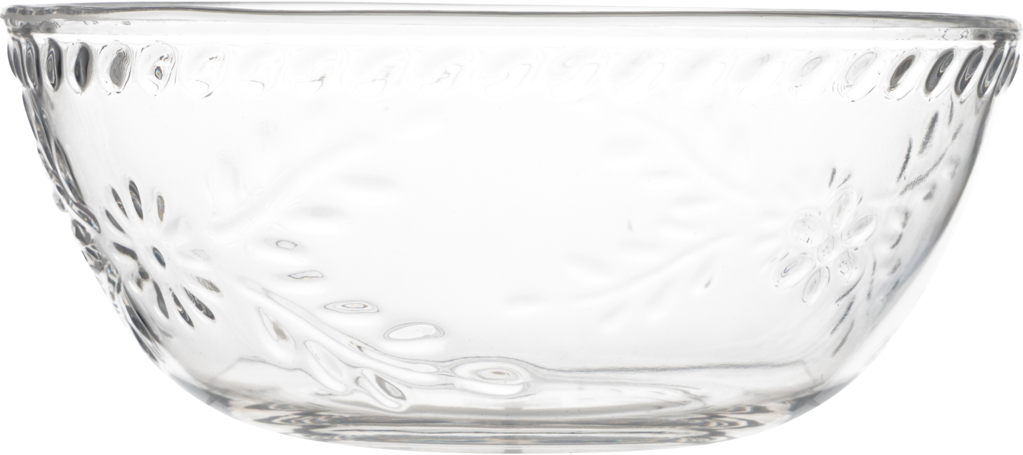 Bo-Camp Sicilian Schalen transparent aus BPA-freiem MS-Kunststoff 4er-Set 750 ml - Schüsseln & Schalen