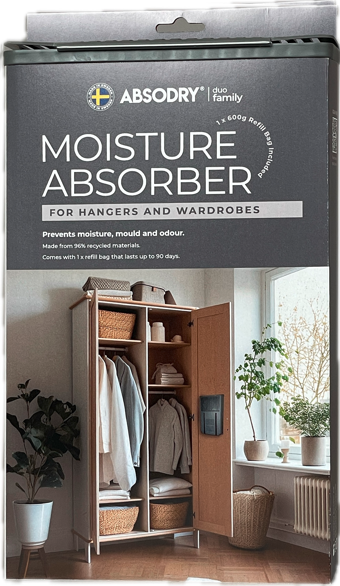Absodry Duo Family Hanger Raumentfeuchter für Schränke 600
