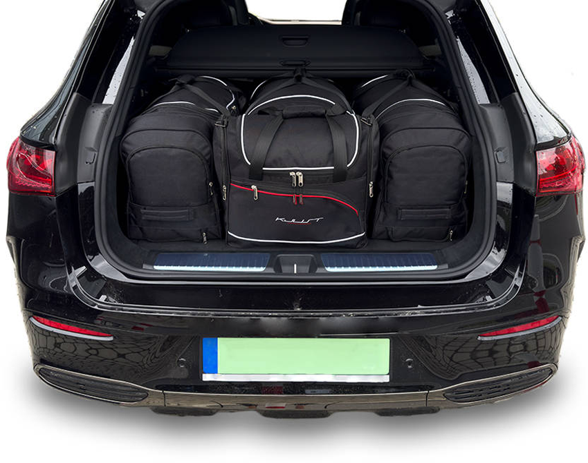 KJUST 4-teiliges Kofferraumtaschen-Set für Mercedes-Benz EQE SUV Elektro ab 2023 - Organizer und Taschen
