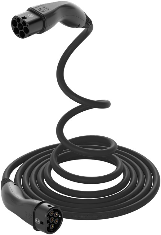 Lapp Selbstaufrollendes Helix Ladekabel Typ 2 Mode 3 / 1-phasig 32 A bis 7,4 kW 5 Meter