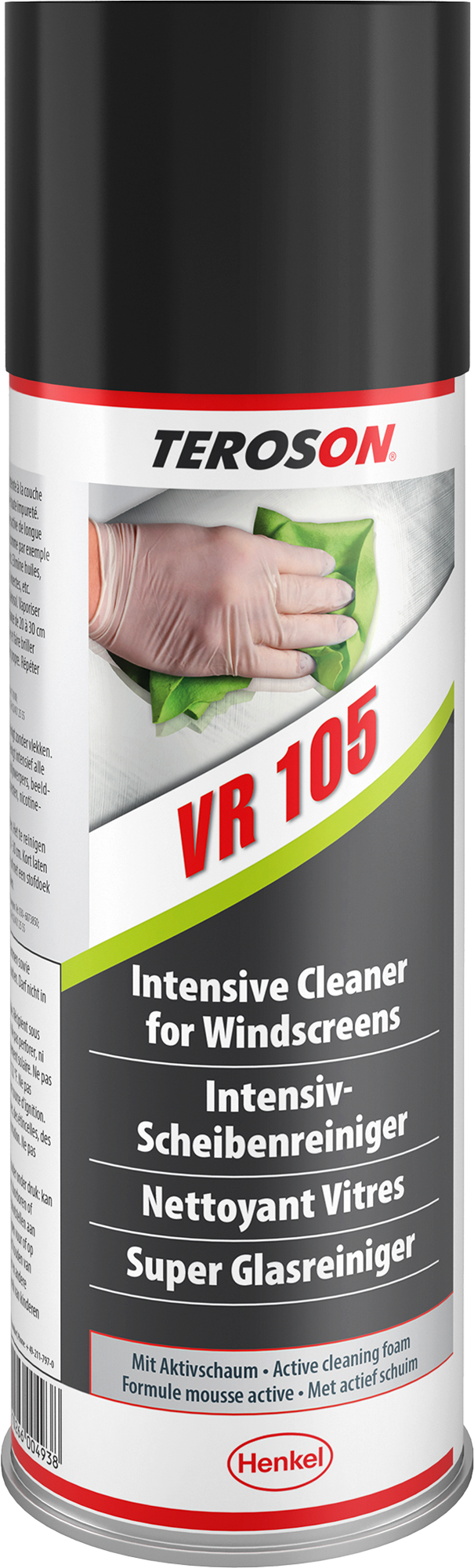 Henkel Teroson VR 105 Intensiv Scheiben-Reiniger mit Aktivschaum 500 ml - Außenbereich & Lack