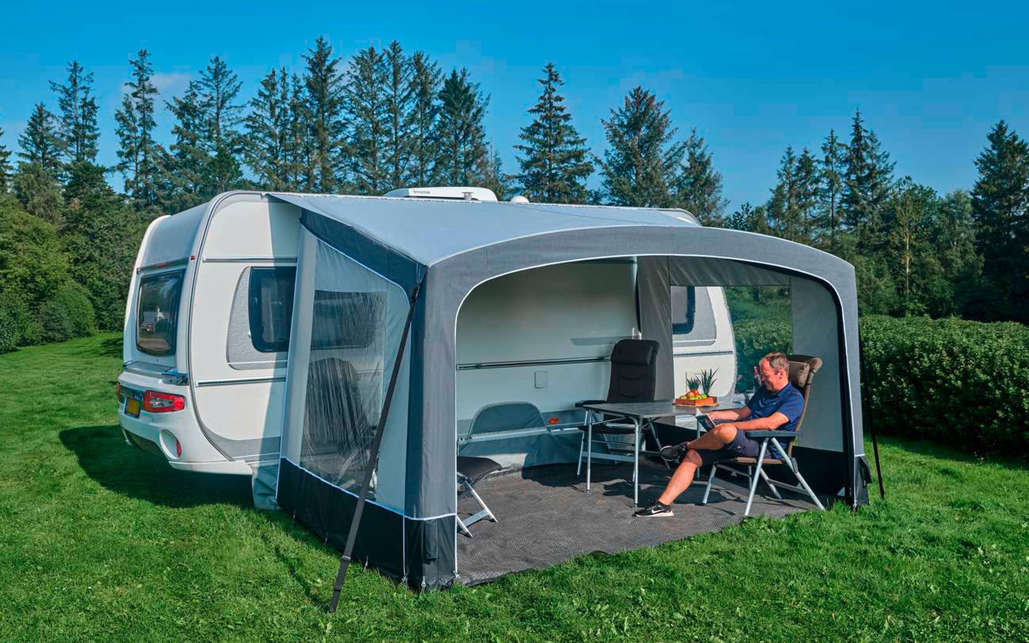 Isabella Ventura Air Sol Seitenwand für Sonnendach mit 250 cm Tiefe