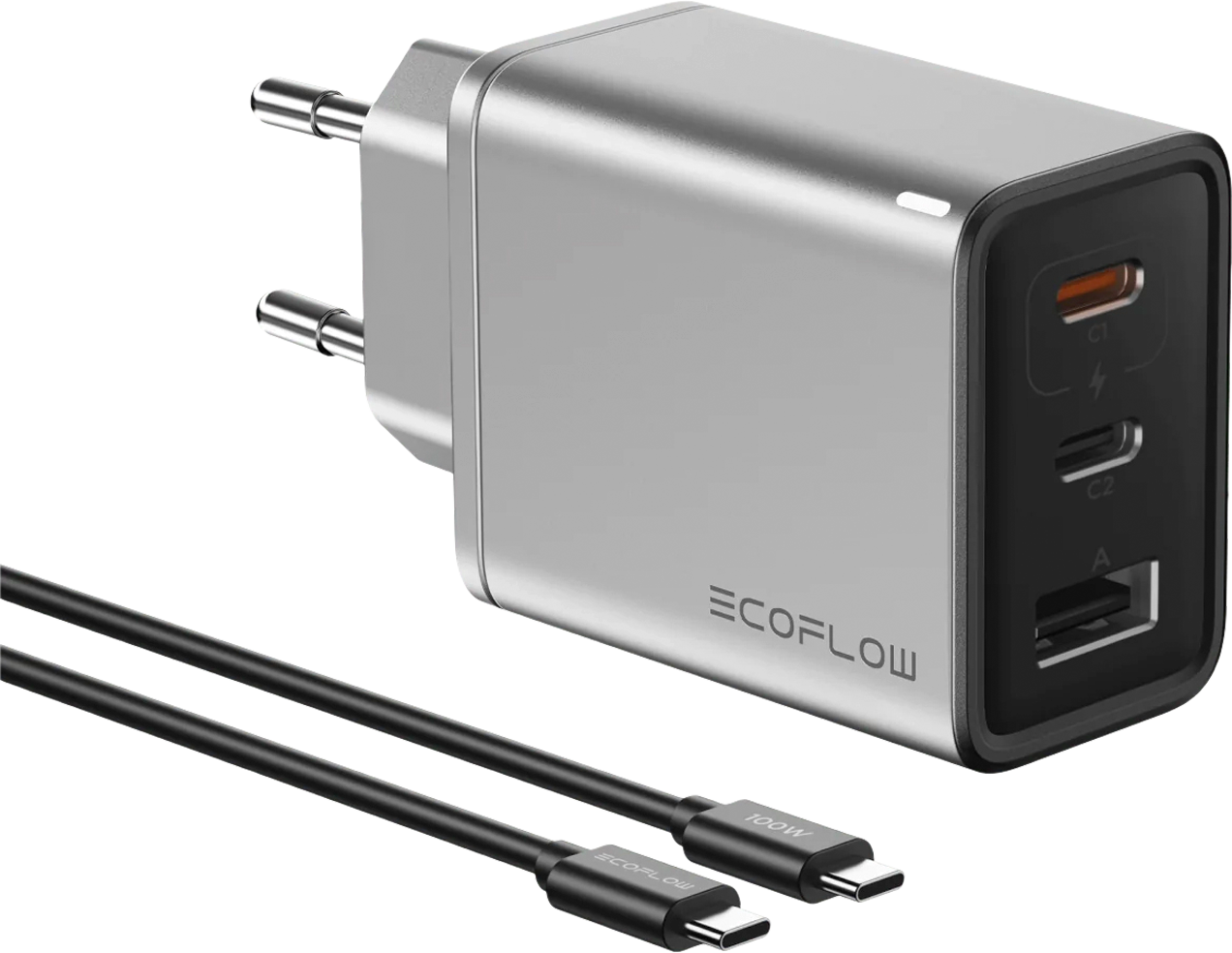 EcoFlow Ladegerät Rapid 65 W GaN mit 100 W