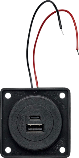 Berker Integro Ladesteckdose USB A + C 12 V