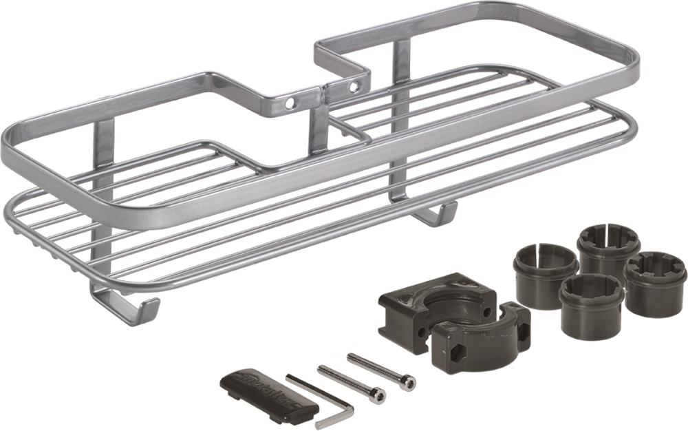 Metaltex Origin Luxy Ablage für die Brausestange einstellbar für Ø 18–25