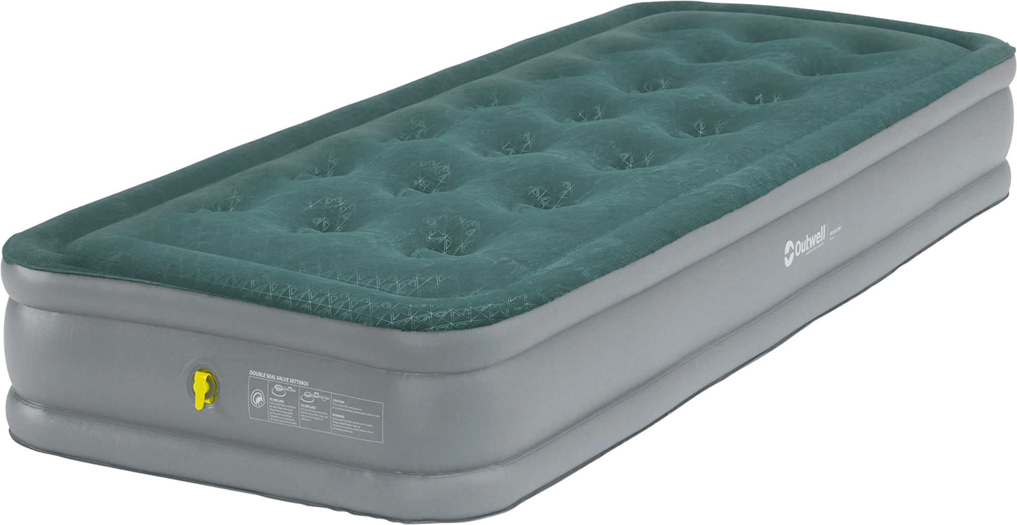 Outwell Excellent Luftbett mit Veloursoberfläche