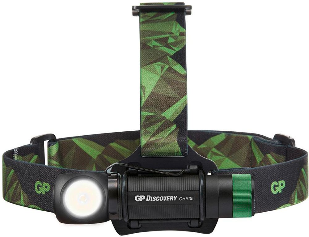GP Batteries CH35 Multifunktions-Stirnlampe 600 Lumen mit