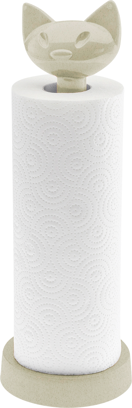 Koziol Miaou Küchenrollenhalter 26 cm nature