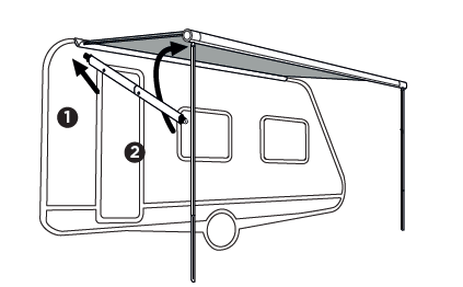 Thule Spannstange Alu Auszug