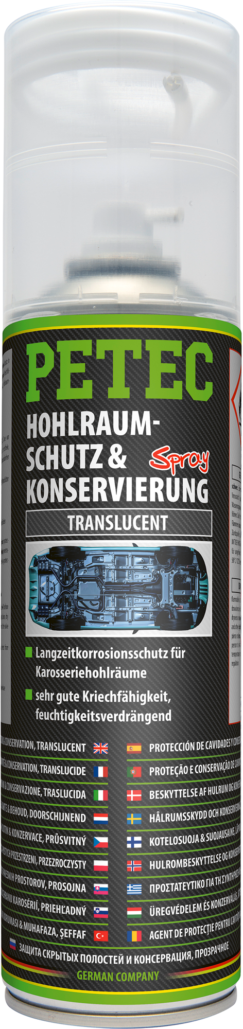 PETEC Hohlraumschutz & Konservierung Spray 500 ml
