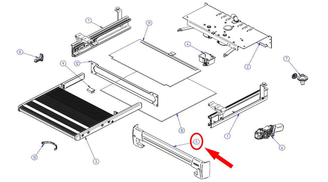 Thule Schmutzschutz Slide-Out Step 700 V19 passend zu