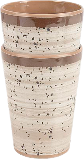 Bo-Camp Melamin Becher Set 4 teilig 400 ml