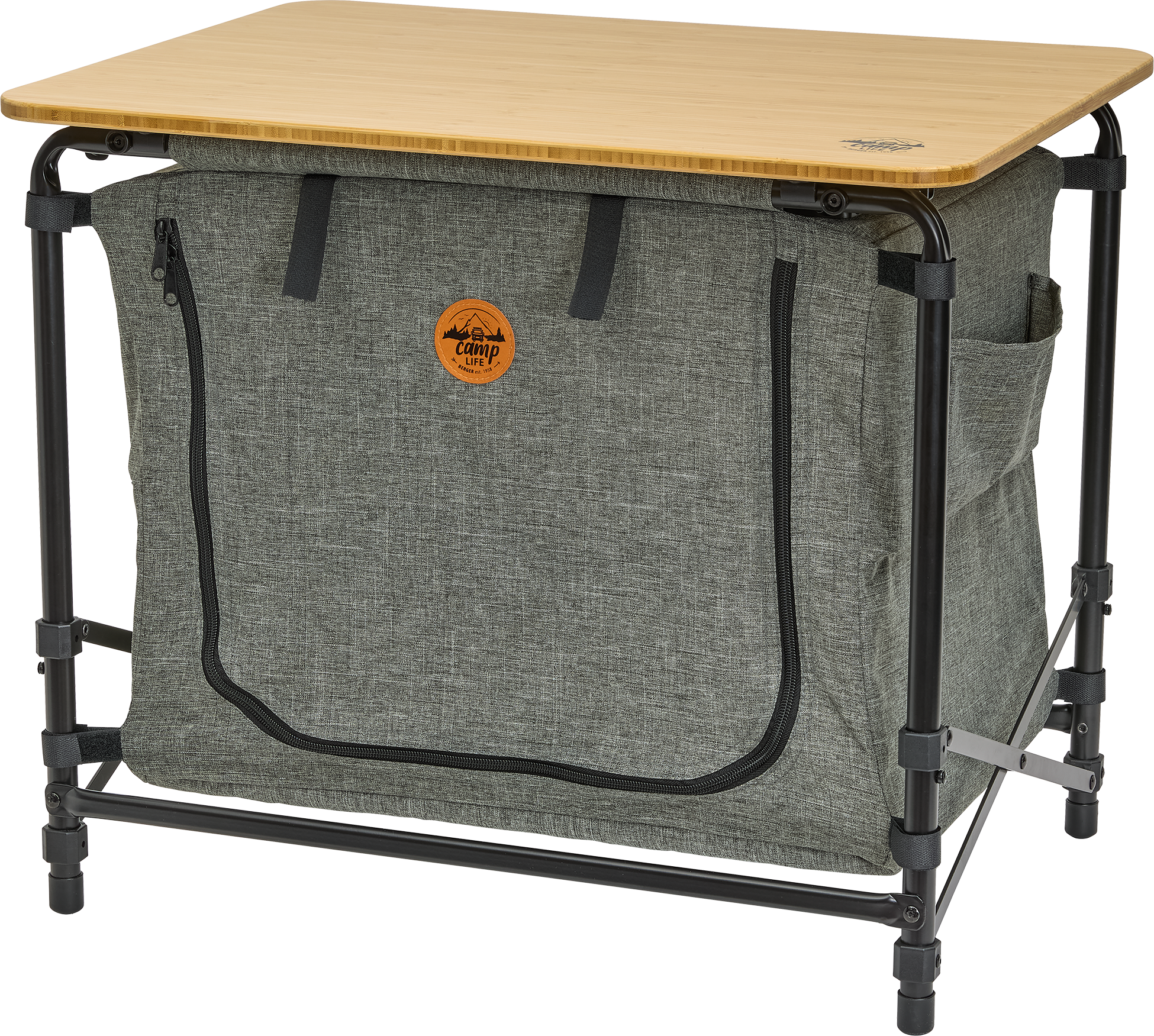 Camplife Skopje Faltbare Küchenbox mit Campingtisch 60 x 45 cm - Faltschränke