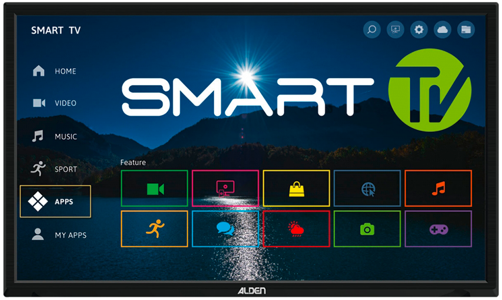 Alden Smartwide Camping LED Fernseher