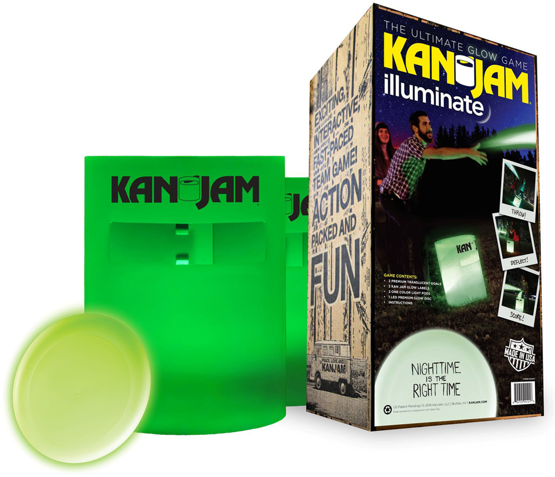 KanJam Illuminate Disc Spiel Set mit LED-Beleutung