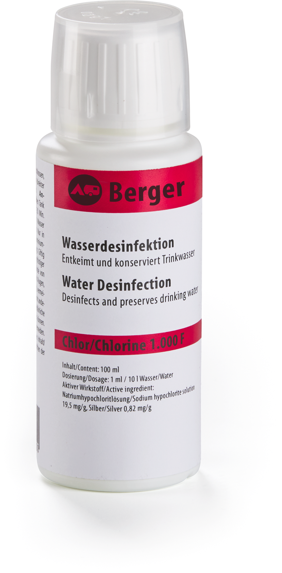 Berger Wasserdesinfektion (mit Chlor) für