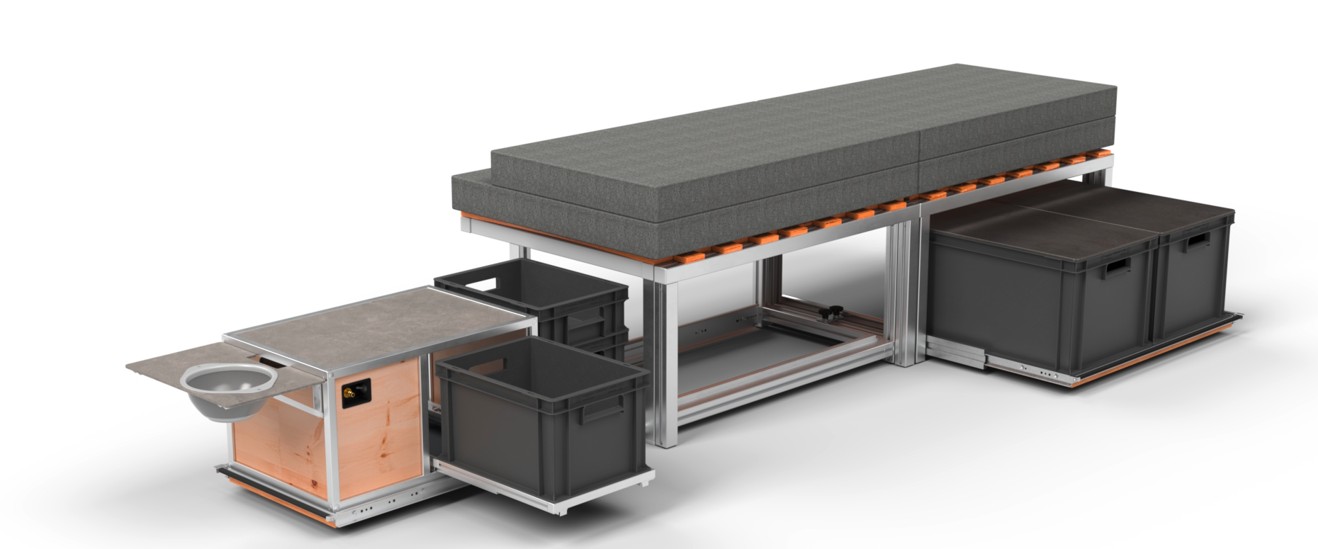 easygoinc. Vanlife-Modul BIKE für