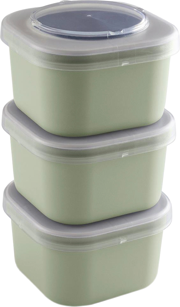 Sunware Sigma home Food to go Lunchbox 3er-Set  grün