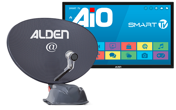 Alden AS2@ 80 Satellitenanlage Platinium inkl. A.I.O. EVO SMART-TV