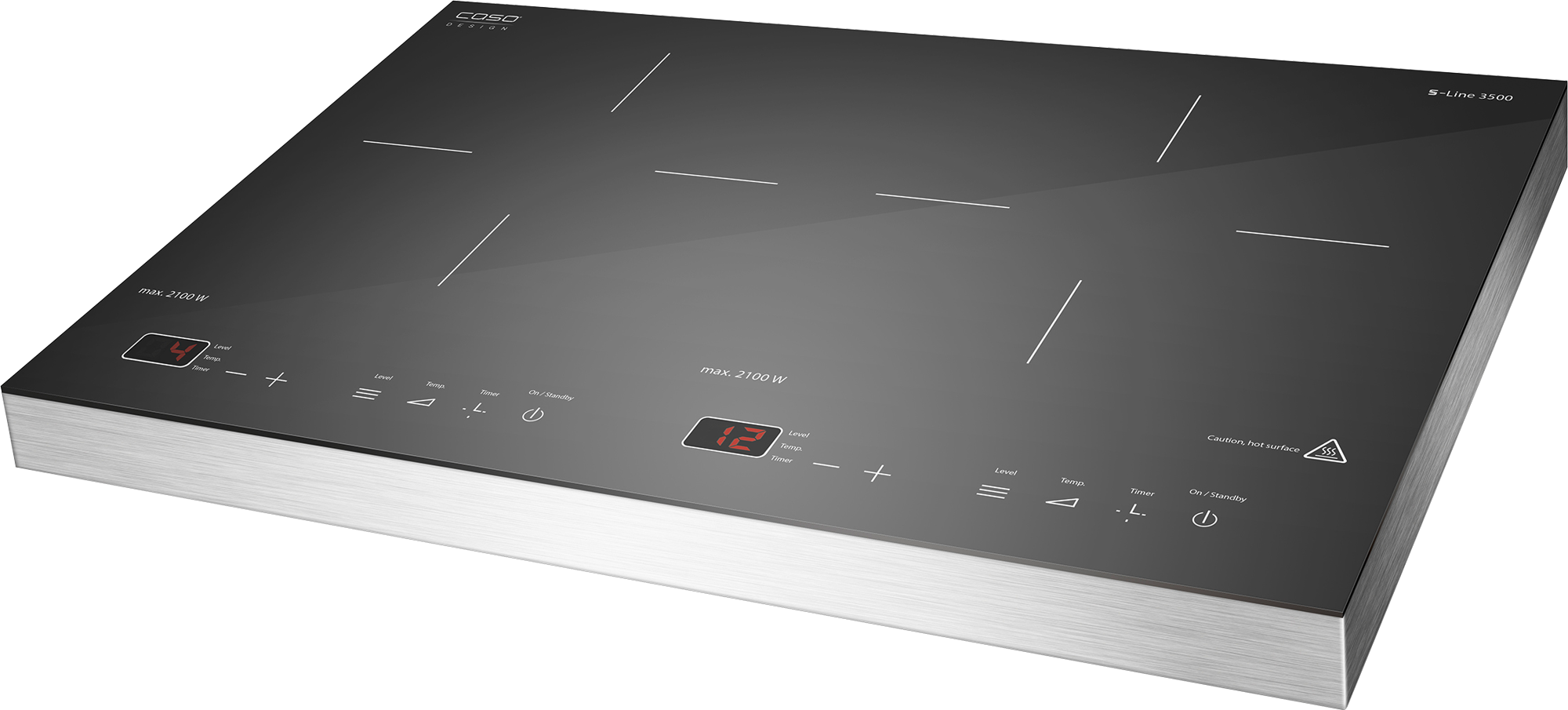 Caso S-Line 3500 Doppelinduktionskochfeld 3500