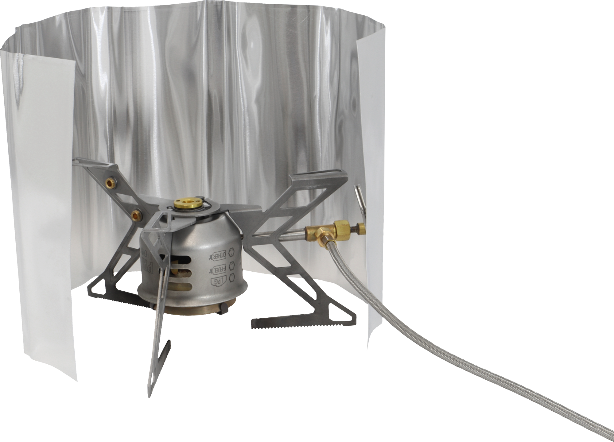Origin Outdoors Alu Windschutz rollbar