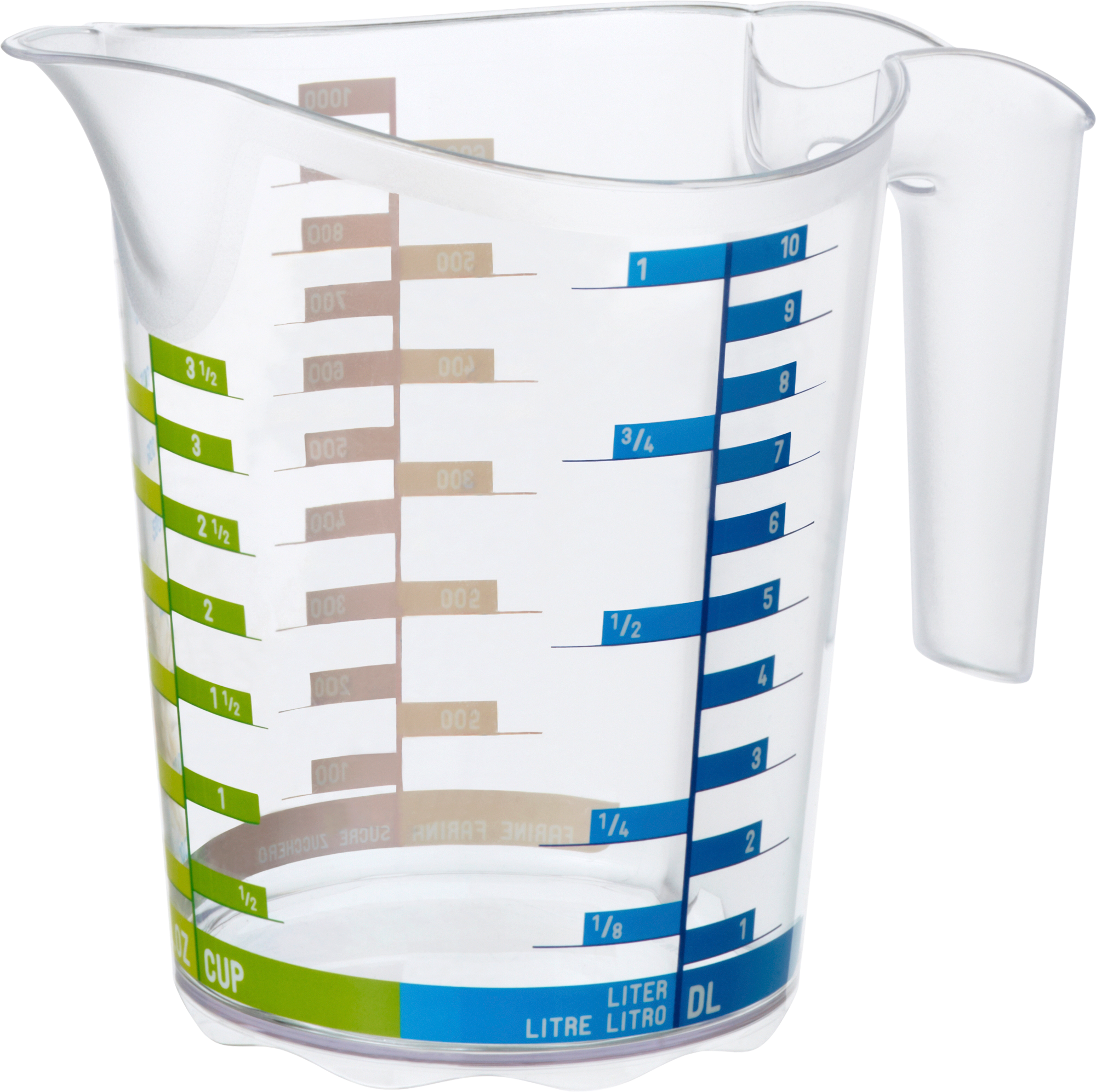 ROTHO Messbecher Rotho Messbecher Domino 1 L, Kunststoff