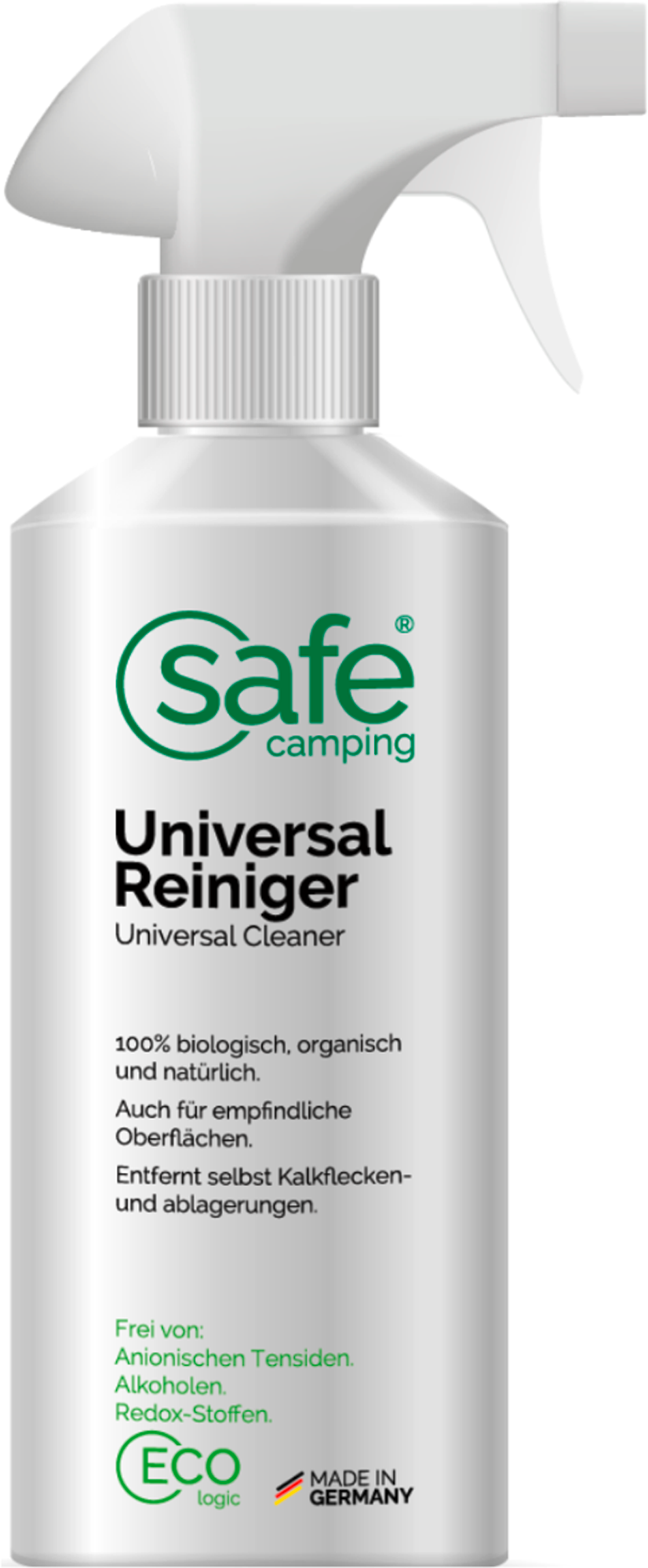 Safe Camping Universal-Reiniger für Caravan, Wohnmobil und Zubehör