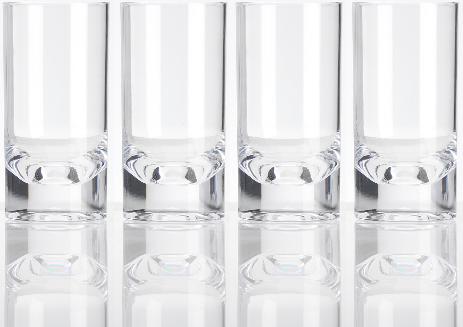 Flamefield Trinkgläser Slim Jim 4er Pack 290 ml Clear - Gläser