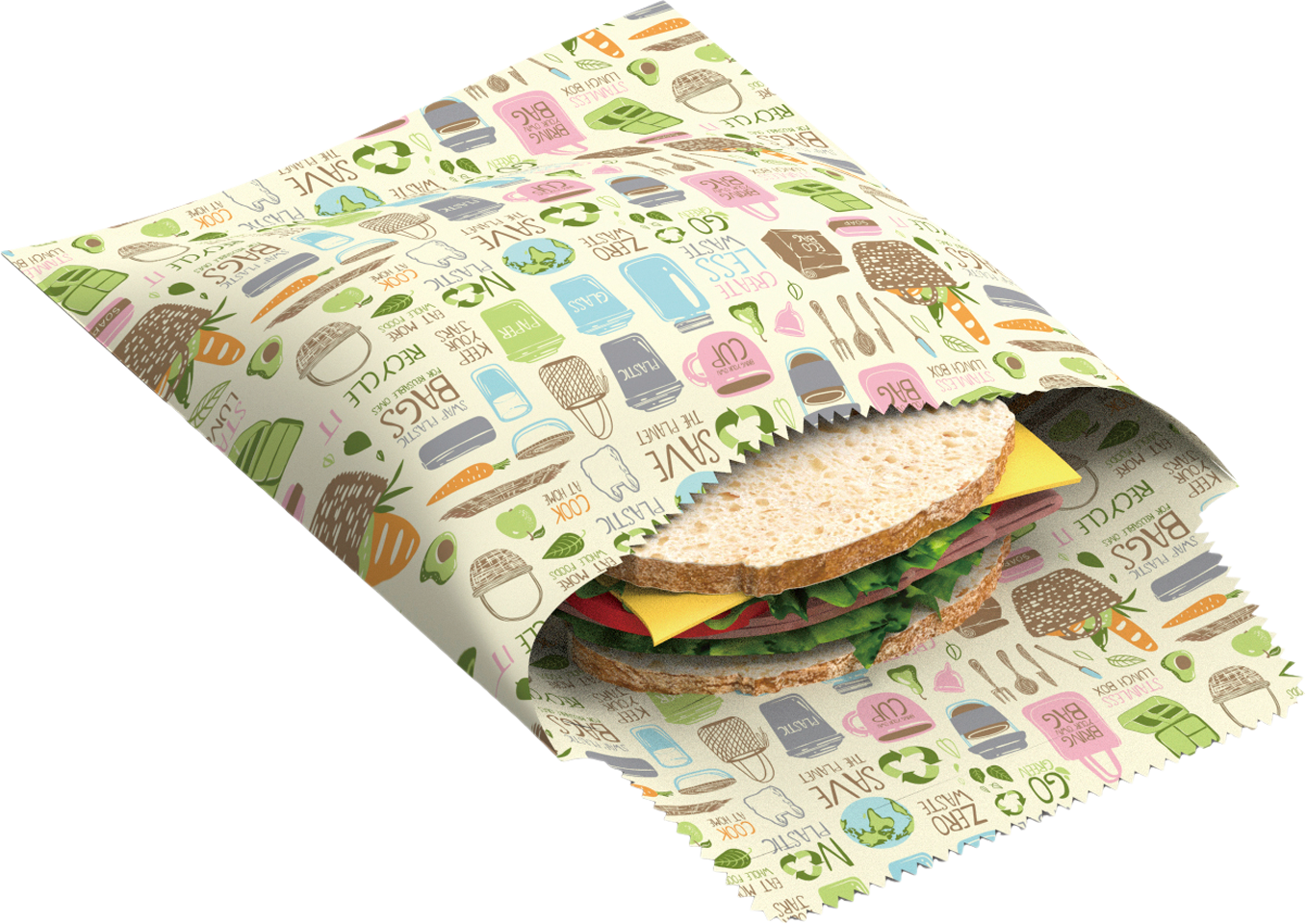 Nuts Innovations Sandwich und Snack Beutel 2er Set zero