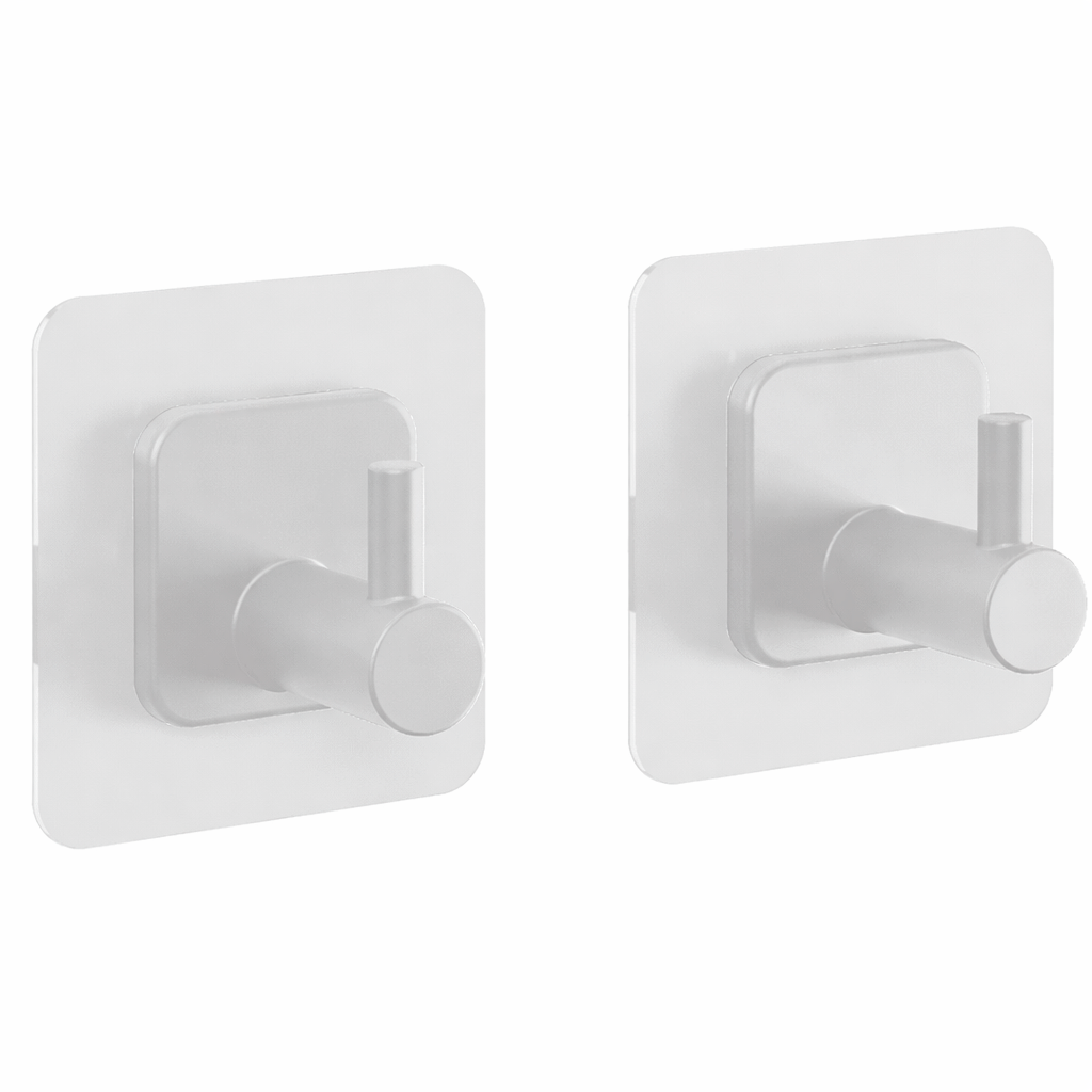 Metaltex U Fix Hafthaken quadratisch 2er Set 3 x 3