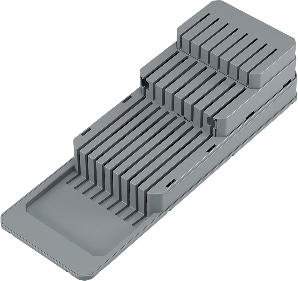 Metaltex Blade-Fit Messer-Organizer Verstellbar mit 3 verschiedenen
