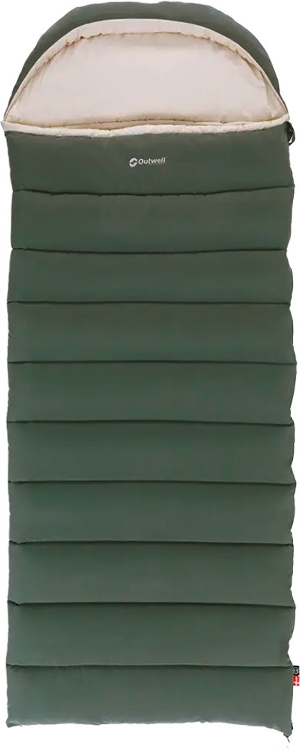 Outwell Constellation Lux Deckenschlafsack grün 230 x 90 cm inklusive
