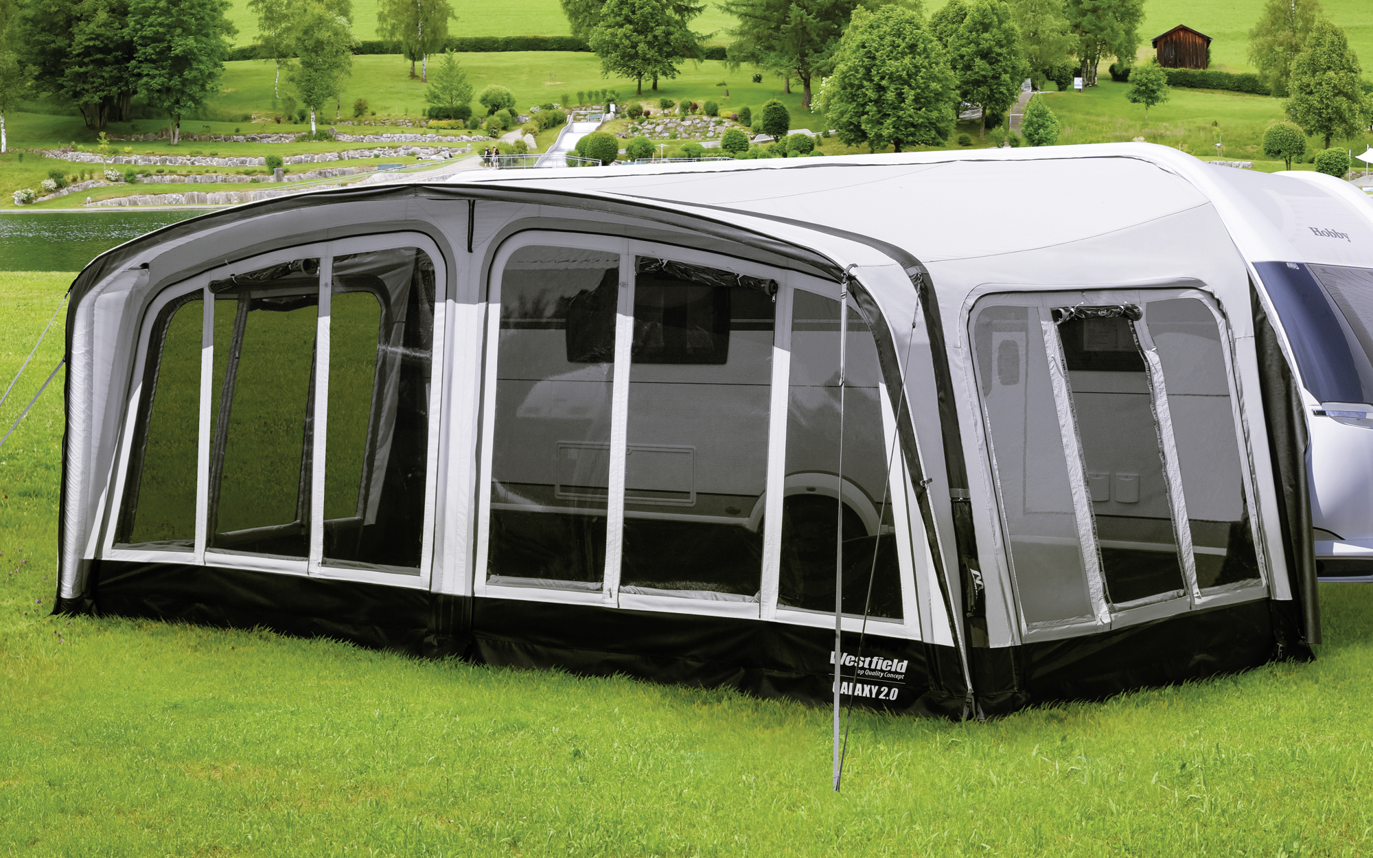 Westfield Galaxy 2.0 Wohnwagen aufblasbares Vorzelt Größe