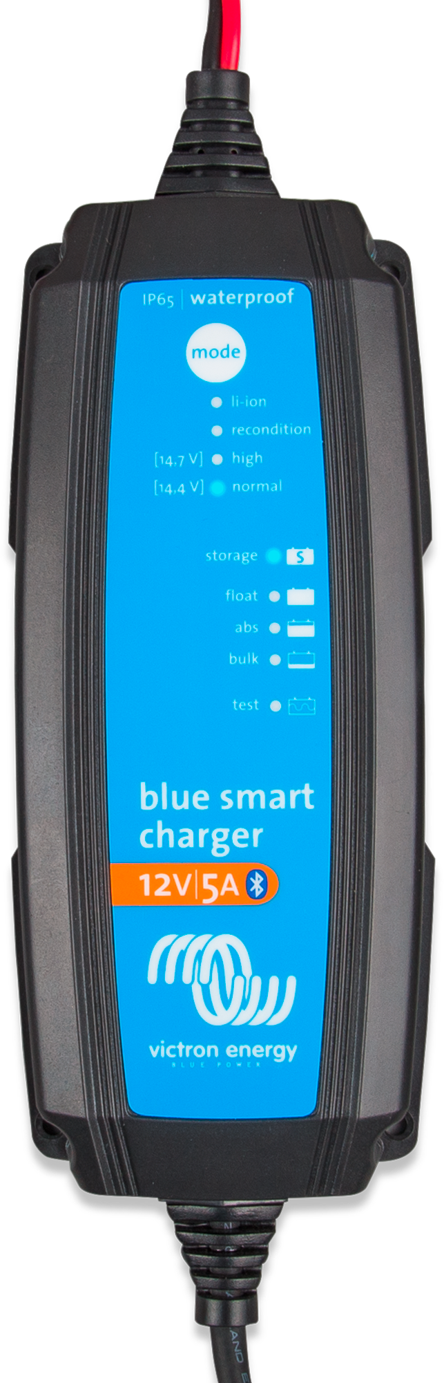Victron Blue Smart IP65 Batterieladegerät Bluetooth 1 Ausgang CEE 7/17 Stecker 12 V + DC Connector