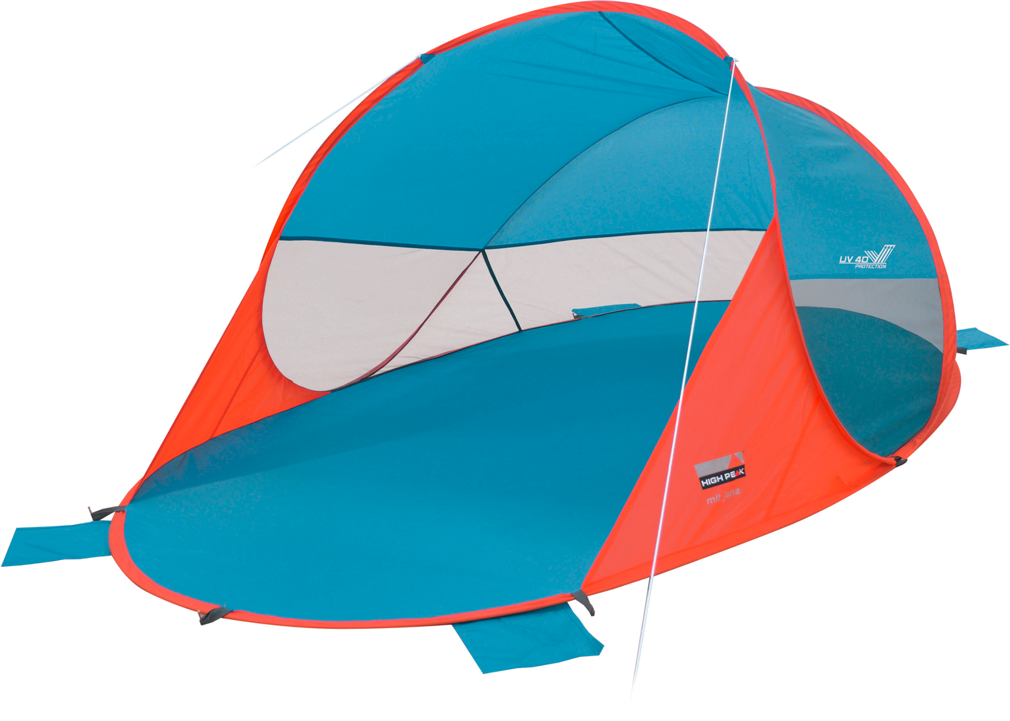 High Peak Mitjana Pop-Up Strandmuschel für 2 Personen mit UV 40 Schutz - Strandmuscheln