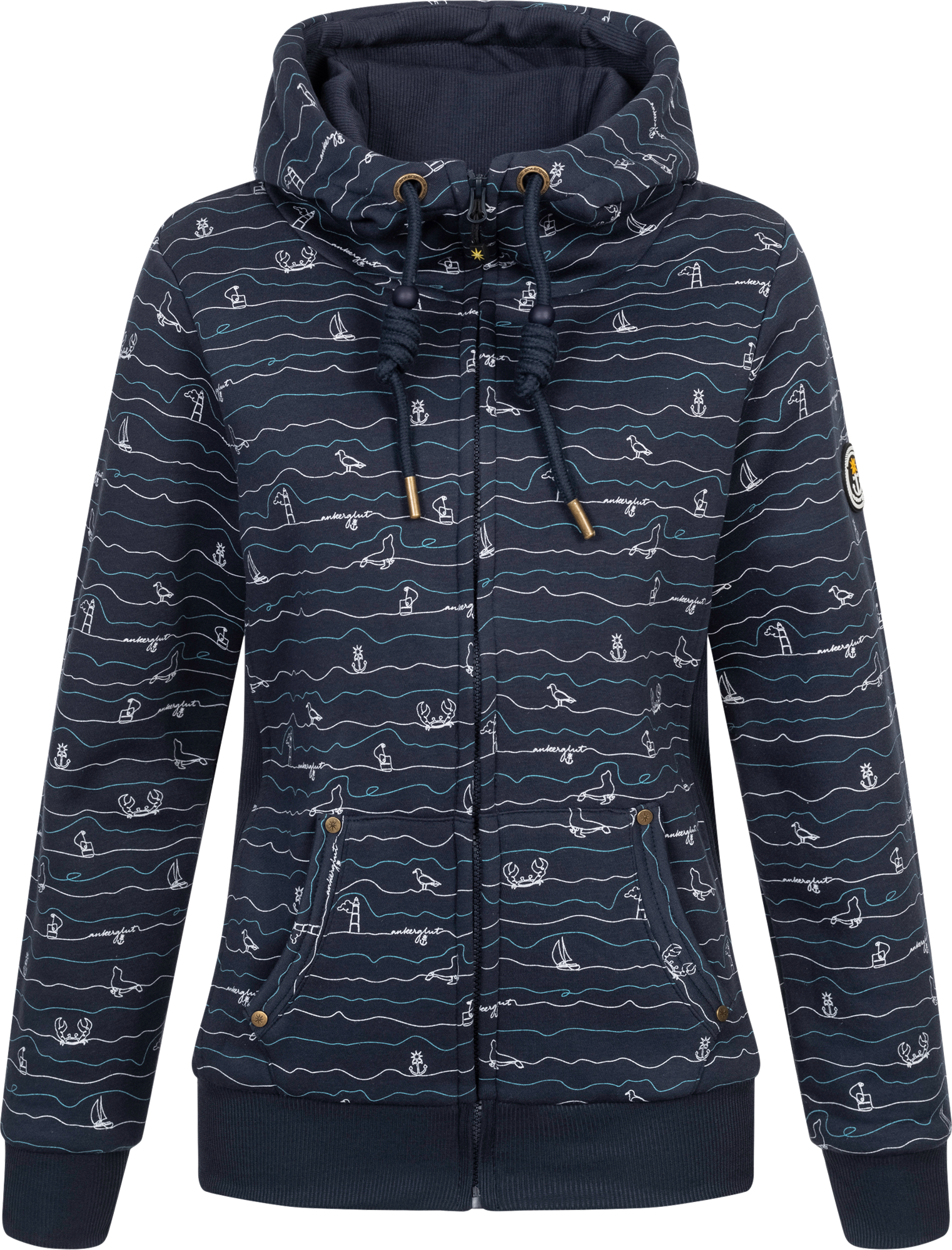 Ankerglut Ankerglutwelle Damenjacke | 04031029427314
