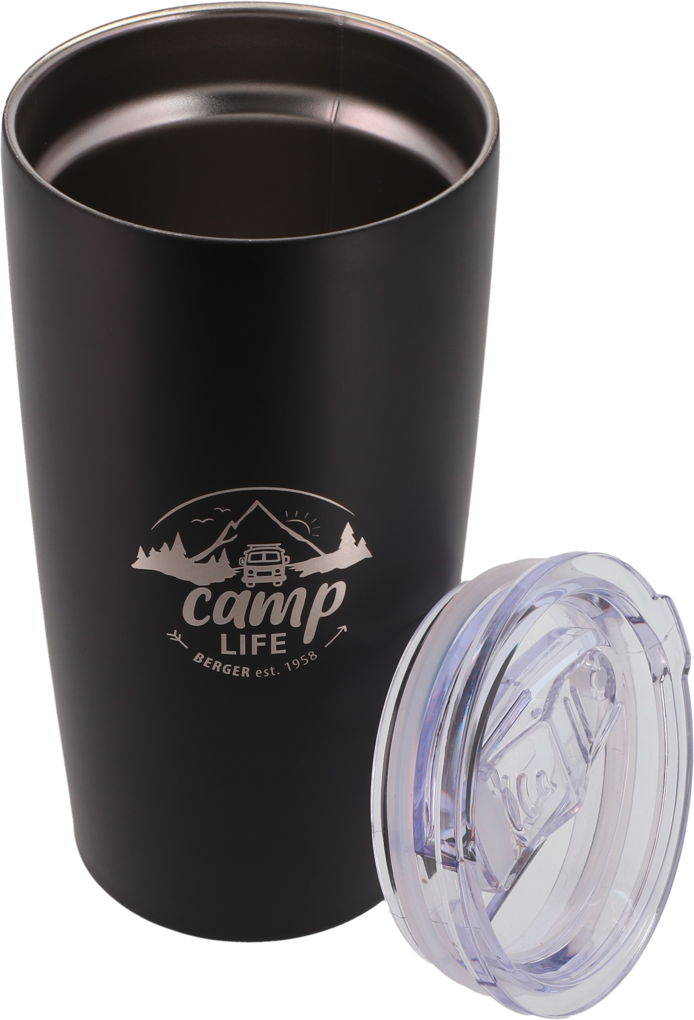 Camplife Edelstahl Thermo-Kaffeebecher 600 ml matt