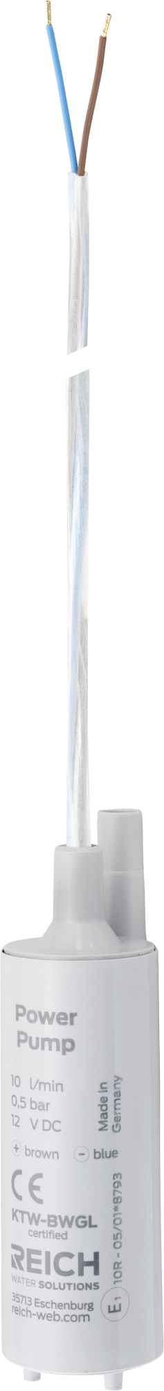 Reich Tauchpumpe 0110 12V 0,5 bar 10 l/min - Wasserpumpen