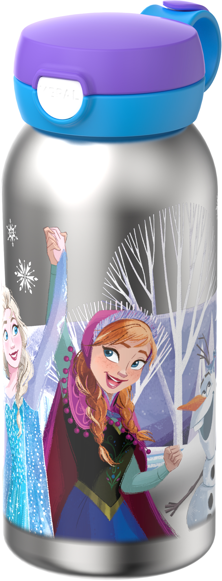 Mepal Campus Isolierflasche mit Klappdeckel auslaufsicher 500 ml Frozen Friends - Isolierflaschen & Isobehälter